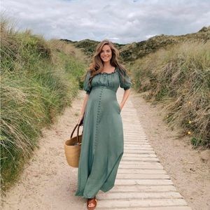 Gal Meets Glam Joanna Dress in Green size 4